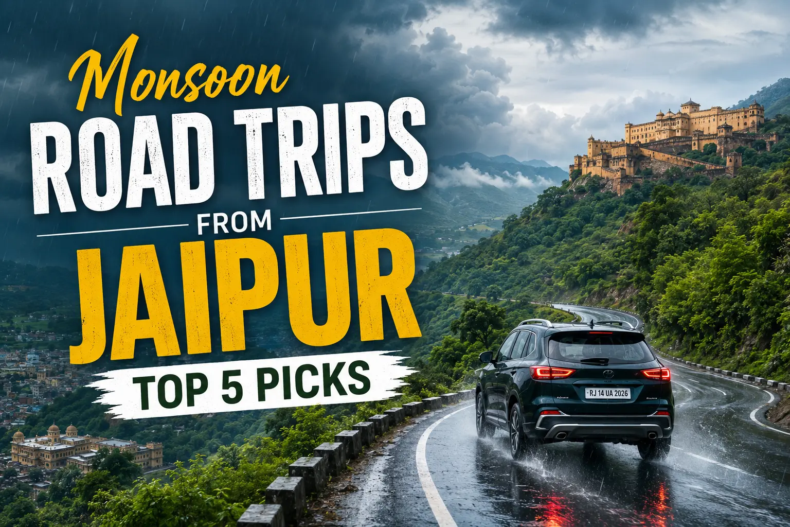 Monsoon Road Trips from Jaipur