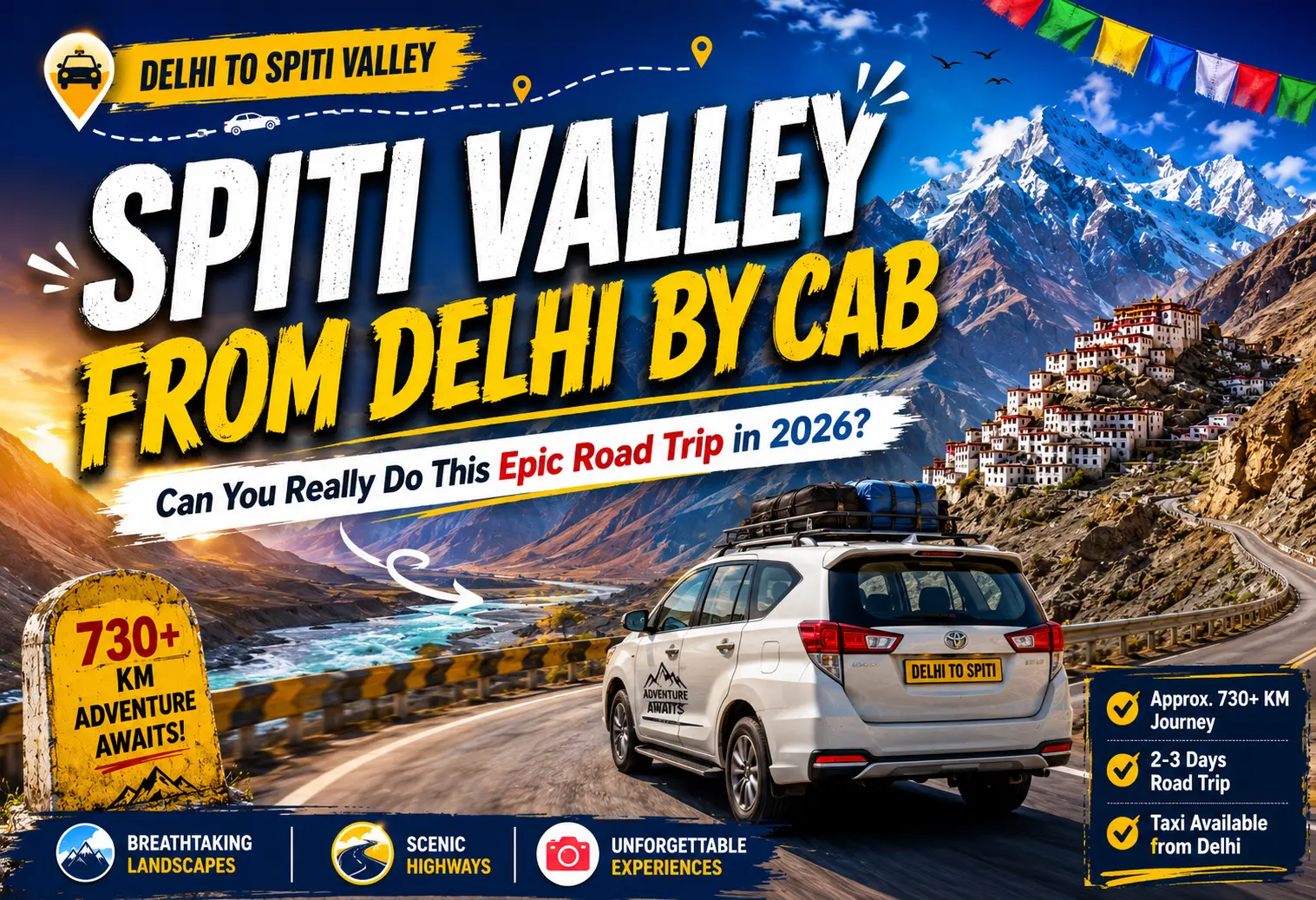 Spiti Valley from Delhi