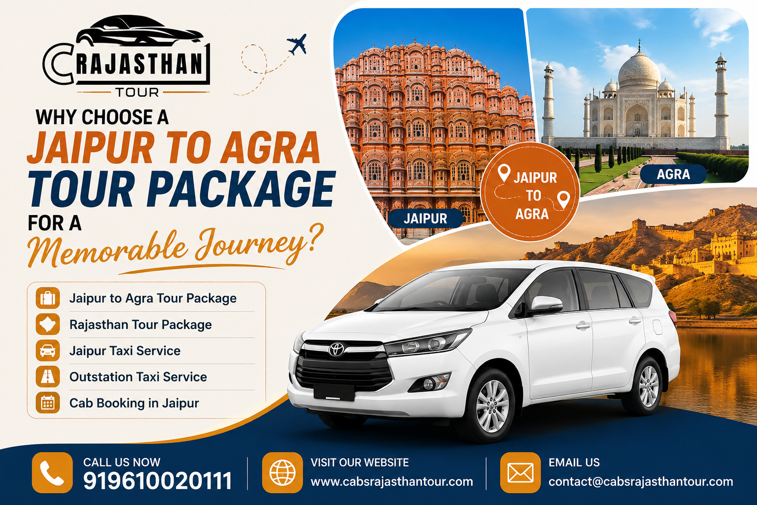 Jaipur to Agra Tour Package