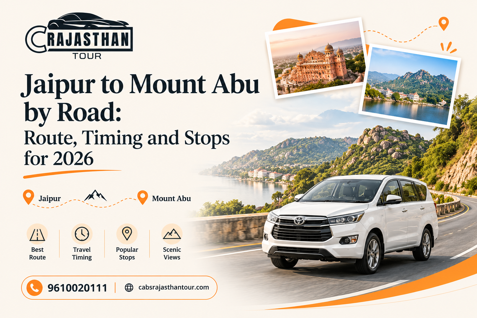 Jaipur to Mount Abu by Road